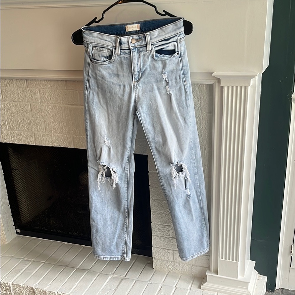 Altar'd State Light Wash Distressed Jeans